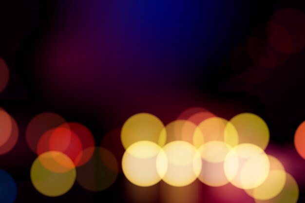 Las luces borrosas festivas