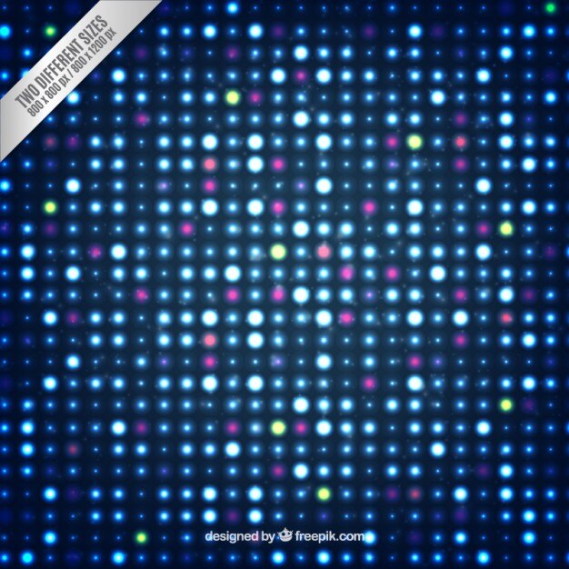Vector gratuito luces brillantes en el fondo