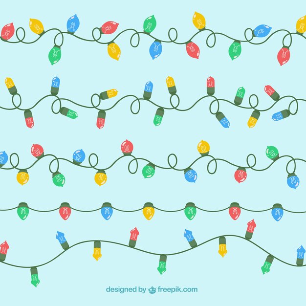 Luces de colores para navidad