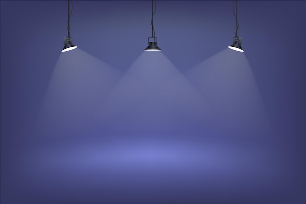 Luces de fondo de puntos