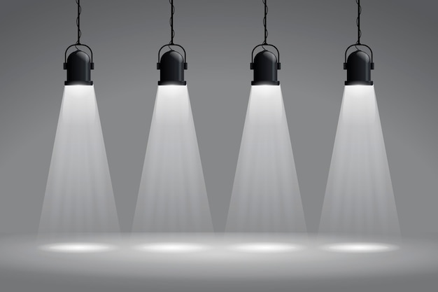 Luces de fondo de puntos