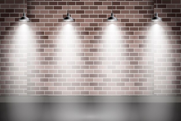 Luces de fondo que iluminan la pared
