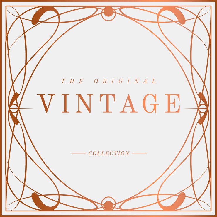 Vector gratuito lujoso vector de insignia art nouveau vintage