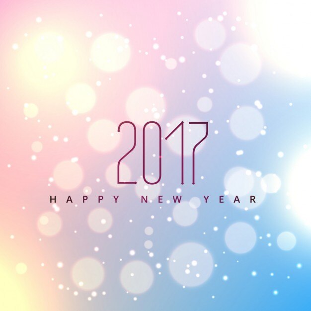 Luminoso fondo con burbujas para año nuevo