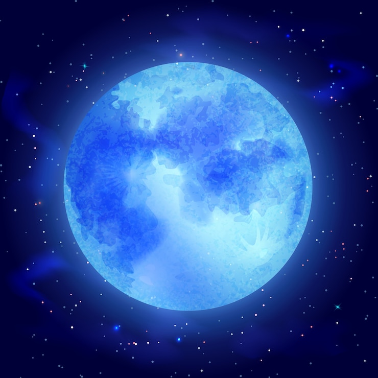 Vector gratuito luna con estrellas