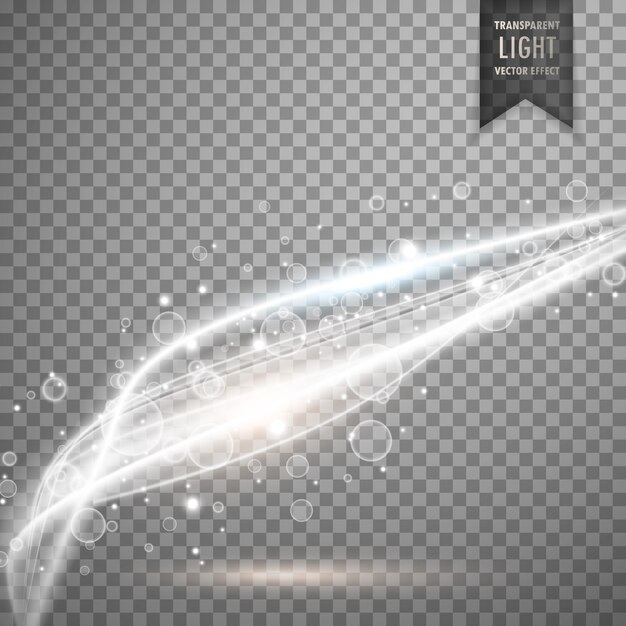 Luz blanca con formas abstractas
