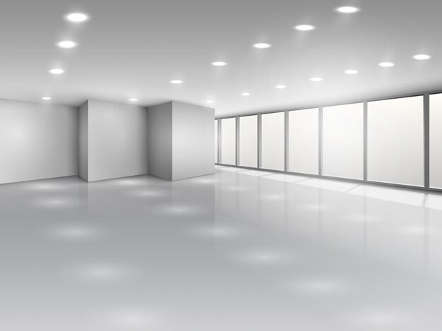 Luz sala de conferencias u oficina espacio abierto interior