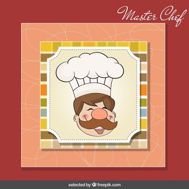 Maestro cocinero feliz