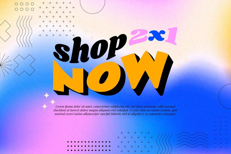 Vector gratuito malla de degradado de colores con un fondo de venta de textura granulada