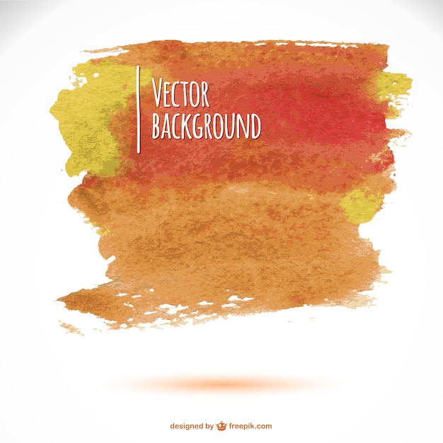 Vector gratuito mancha de acuarela de varios colores