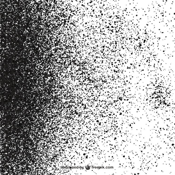 Vector gratuito manchas negras sobre un fondo blanco