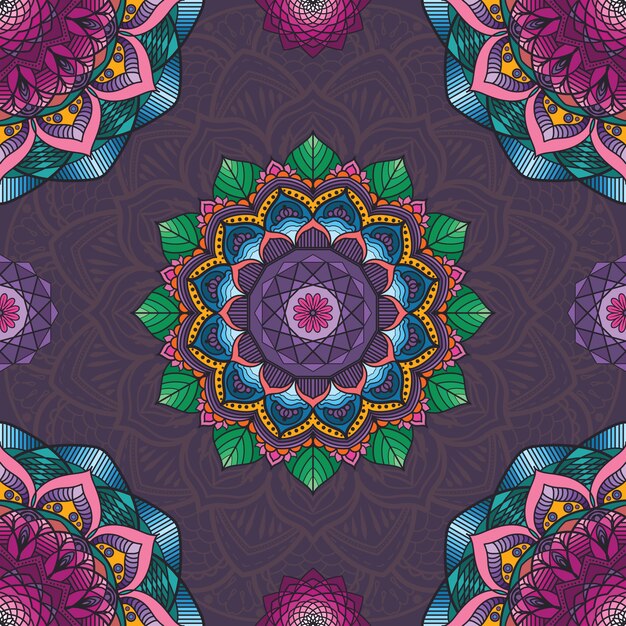 Mandala colorido