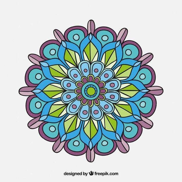 Mandala colorido