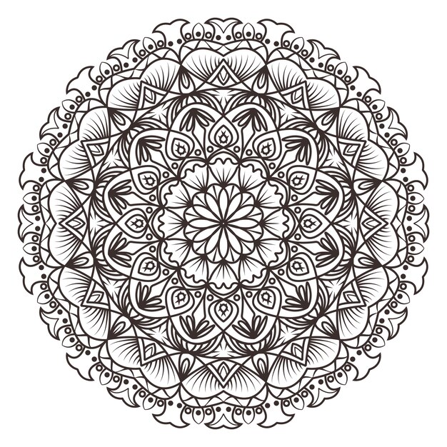 Mandala con diseño decorativo