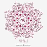 Vector gratuito mandala diseño