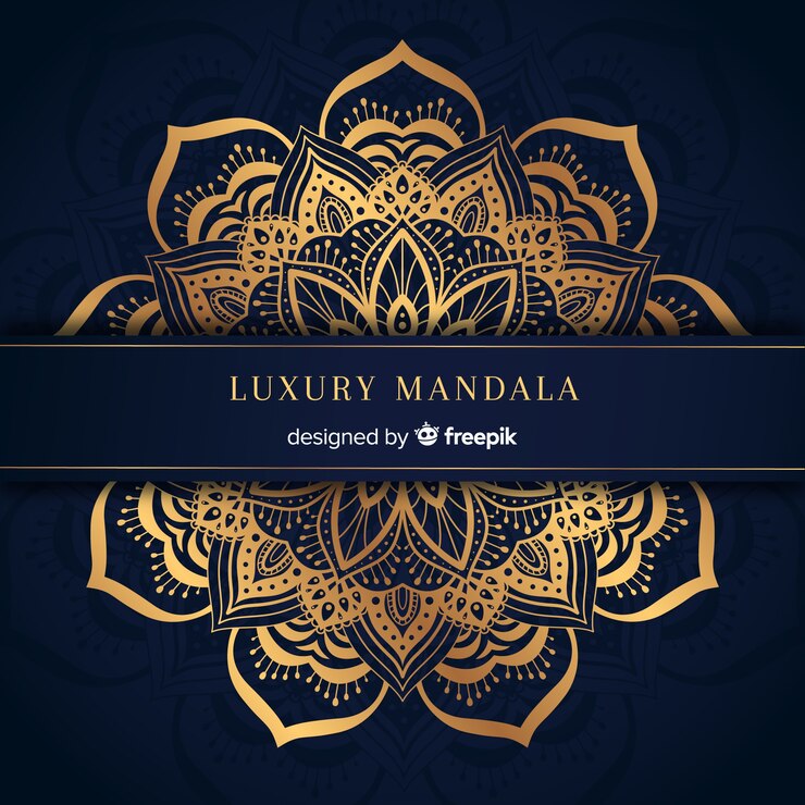 Vector gratuito mandala de lujo