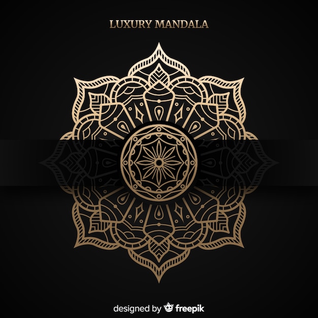 Vector gratuito mandala lujoso