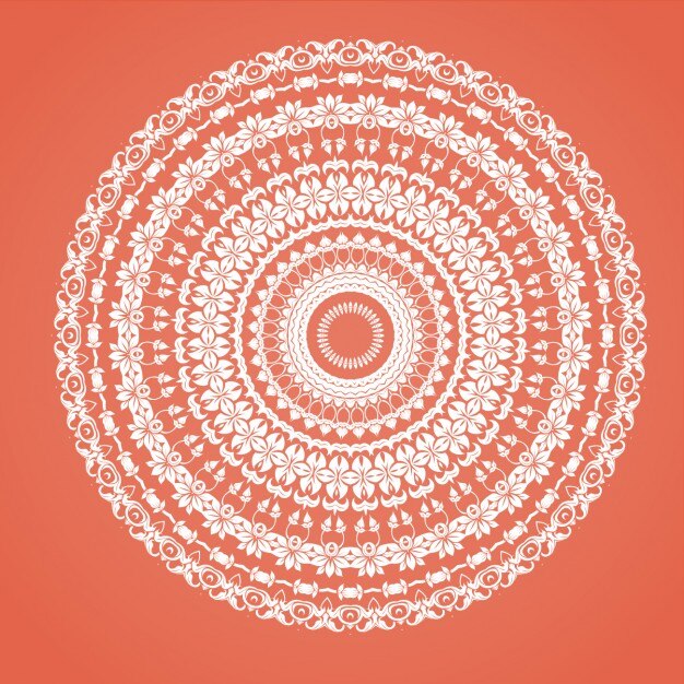 Mandala naranja