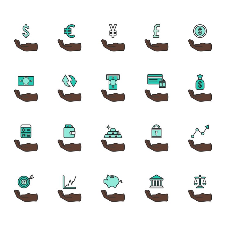 Vector gratuito manos de negocios establecidas