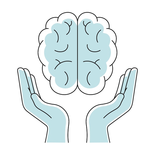 Las manos que sostienen el cerebro Salud mental