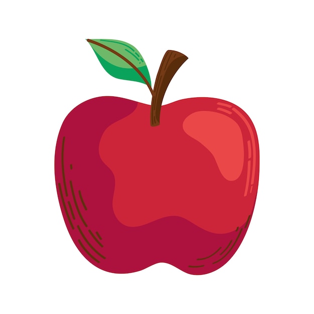 manzana fresca saludable