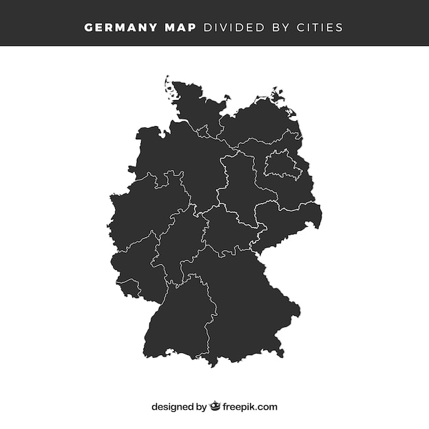 Mapa de alemania