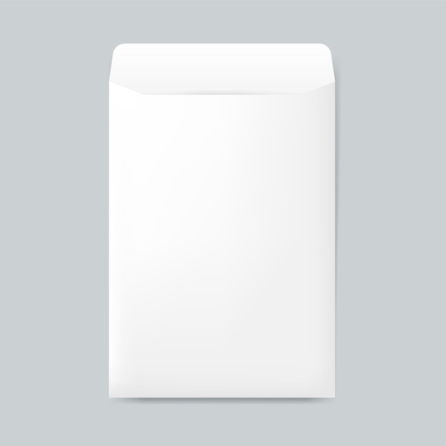 Maqueta de diseño de sobres de papel