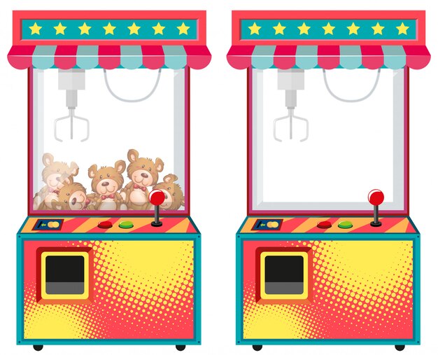 Máquinas de juego arcade con muñecas