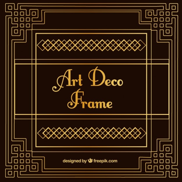 Marco arte deco decorativo vintage