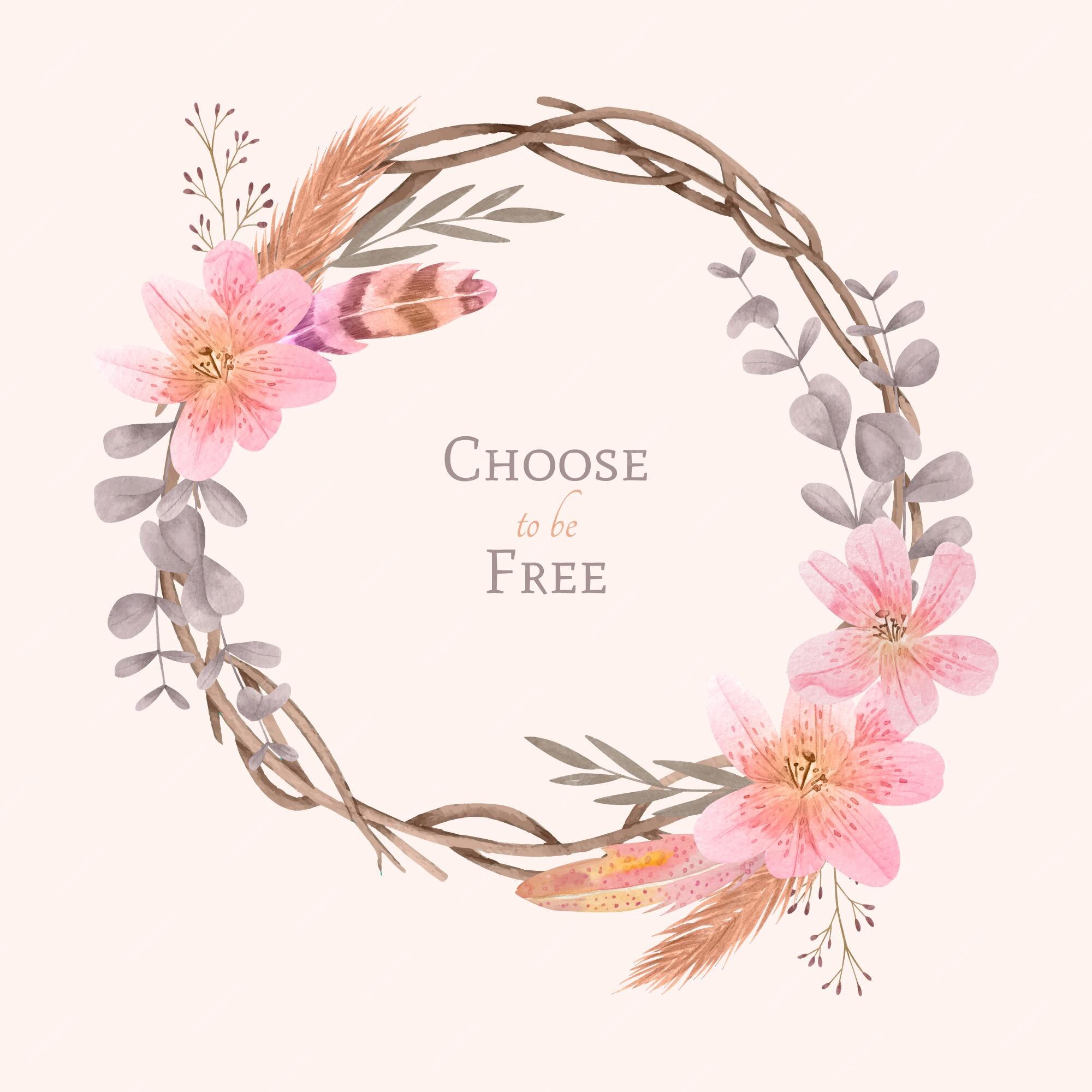 Vectores e ilustraciones de Guirnalda de flores vintage para descargar  gratis | Freepik