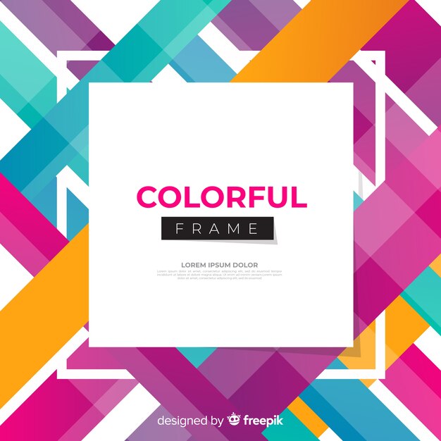 Marco colorido