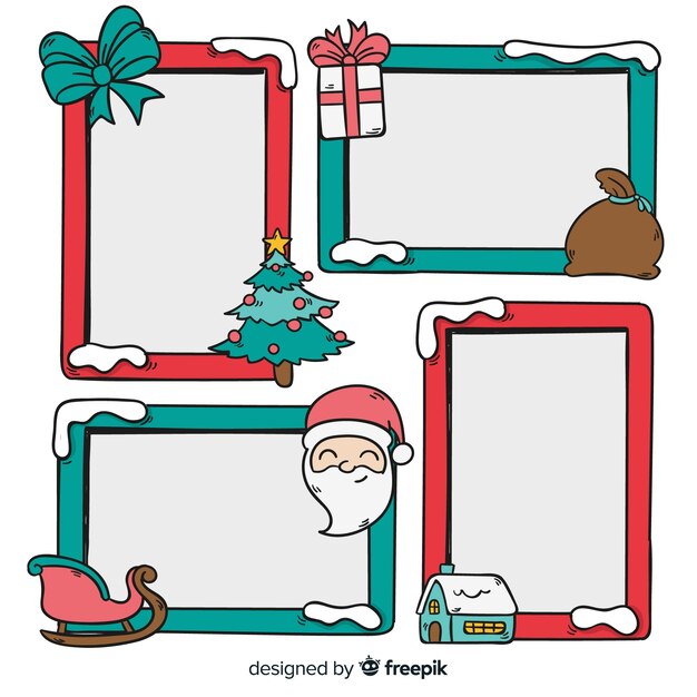 Marco decorativo de navidad