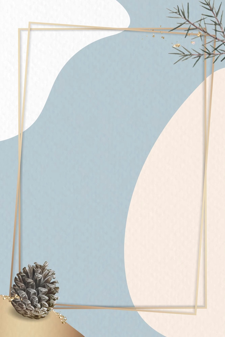 Vector gratuito marco dorado rectangular sobre fondo mínimo