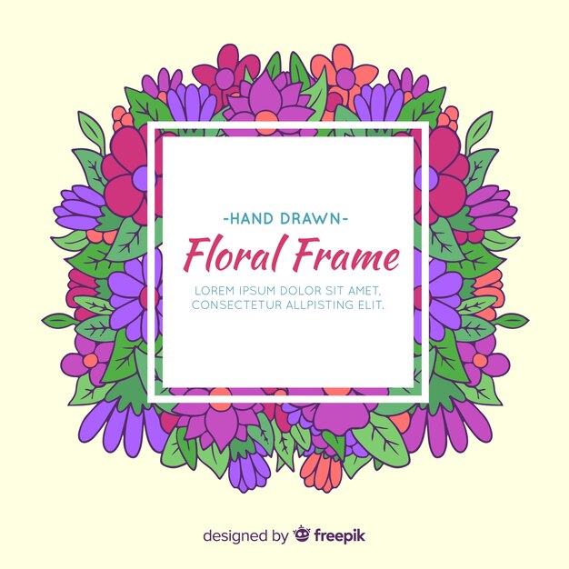 Marco floral