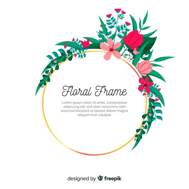 Marco floral