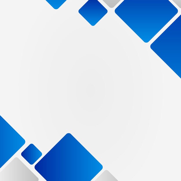 Marco geométrico azul
