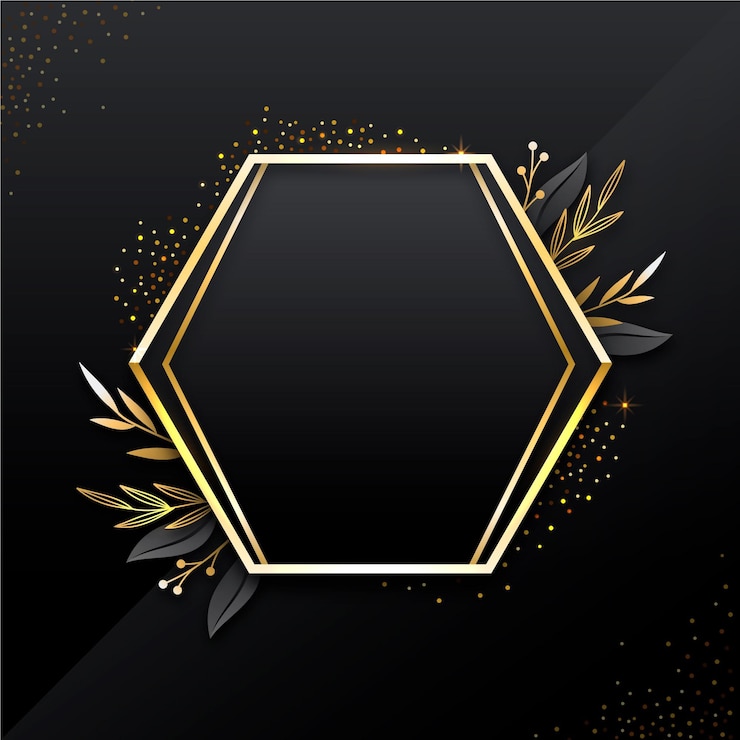 Vector gratuito marco de lujo dorado en gradiente