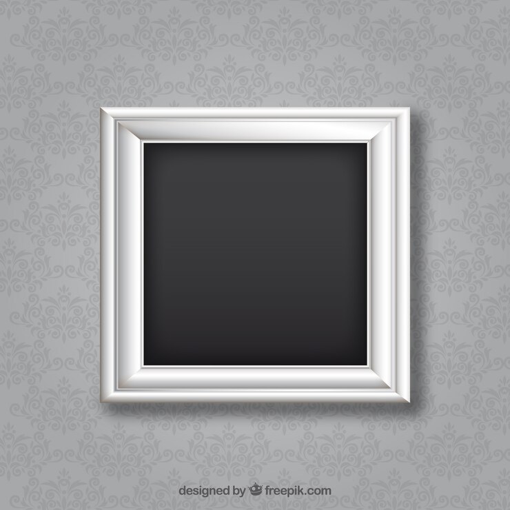 Vector gratuito marco de plata