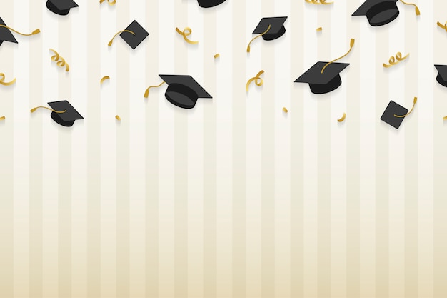 Marco de sombreros de graduación