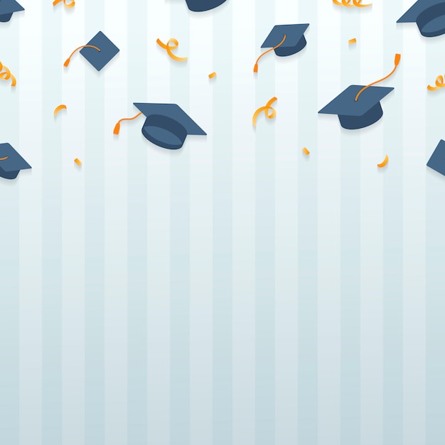 Marco de sombreros de graduación