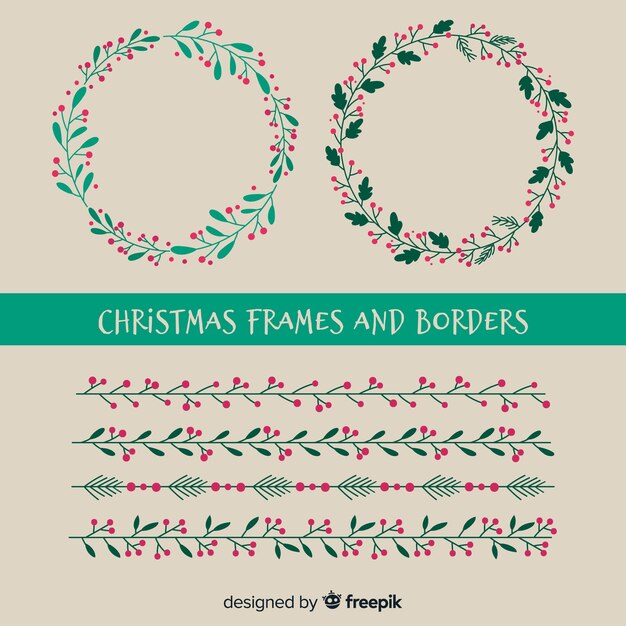 Marcos y bordes de navidad