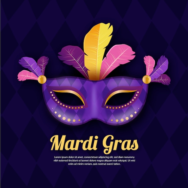 Mardi gras realista