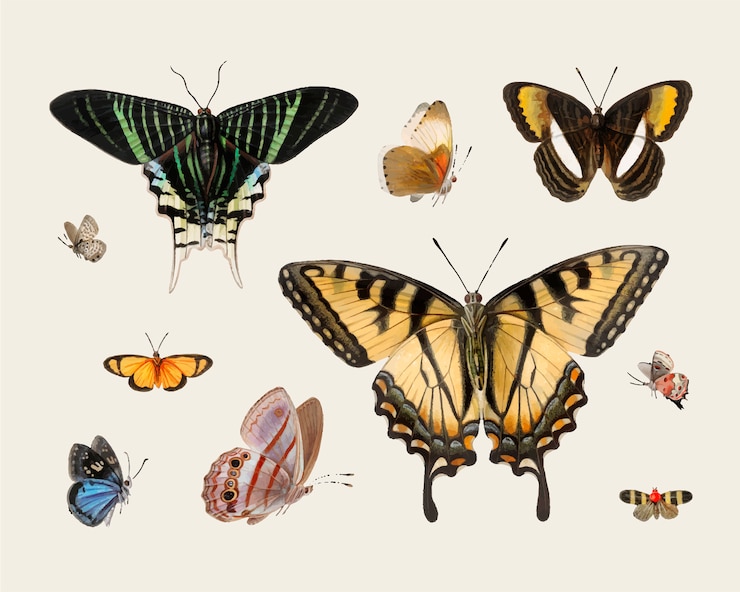 Vector gratuito mariposa