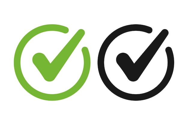 Marque el círculo verde y negro