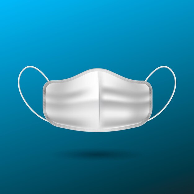 Mascarilla de tela realista