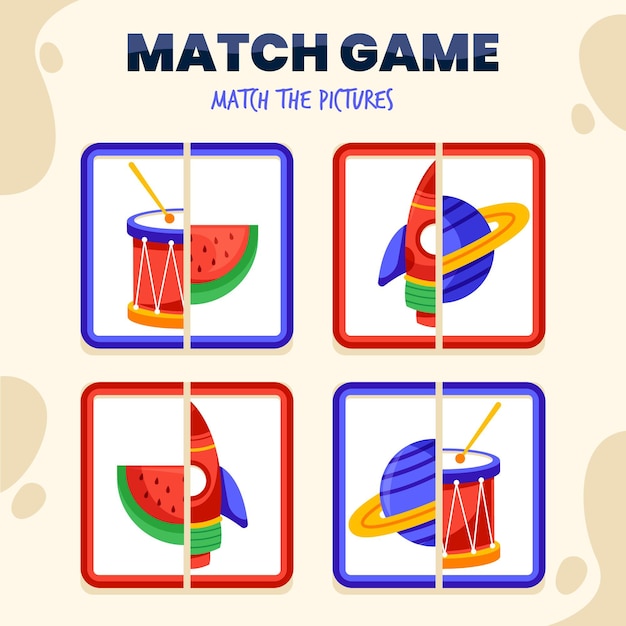 Match juego para niños