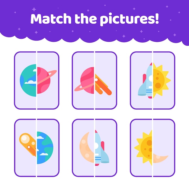 Match juego para niños
