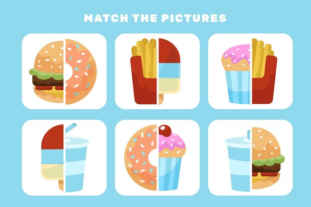 Match juego para niños
