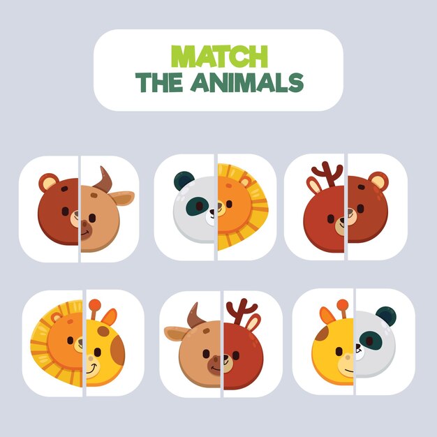 Match juego para niños