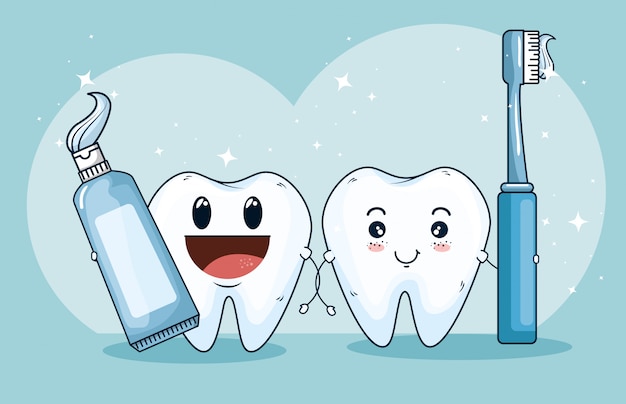 Medicamento para el tratamiento de los dientes con pasta dental y cepillo de dientes.